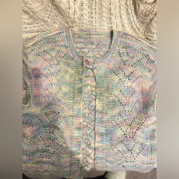 Cute vintage handmade mohair vest - Picture 3 of 3